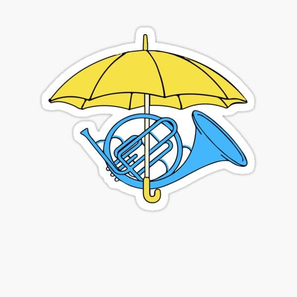 Umbrella and French Horn