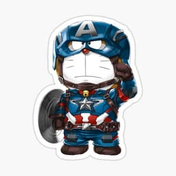 Doraemon Captain America