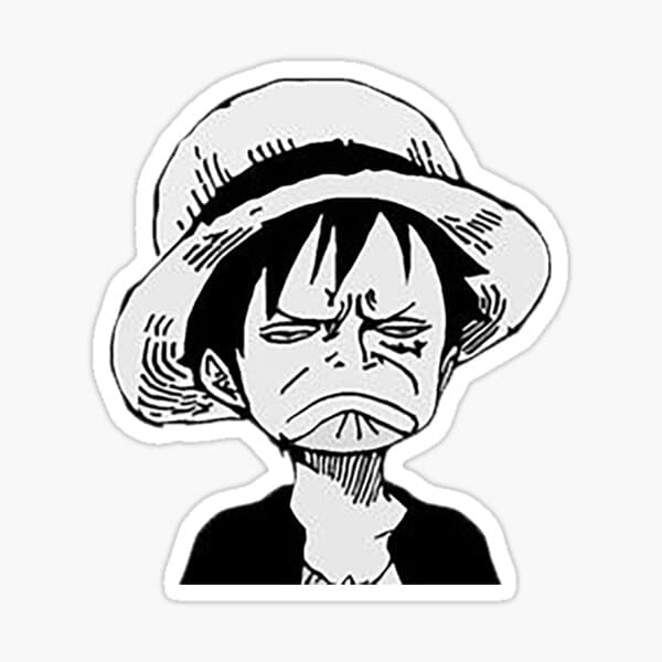 Embarrassed Luffy