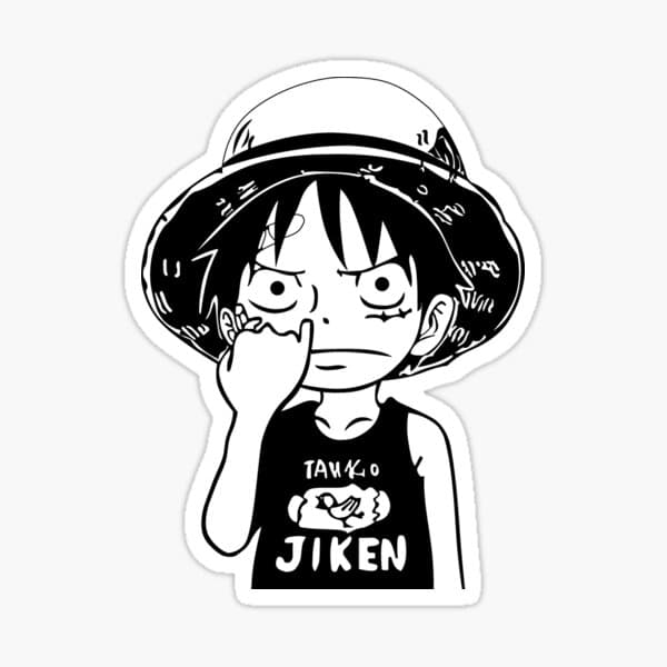 Nosepicking Luffy