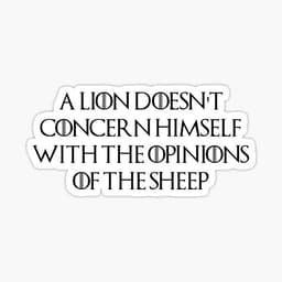 Lion and Sheep